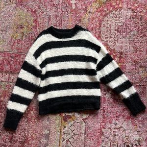 Striped pullover sweater